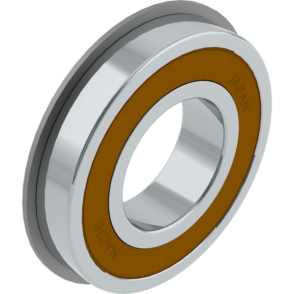 6000 Series Deep Groove Radial Ball Brg W/Snap, 6005-2NSE9NR